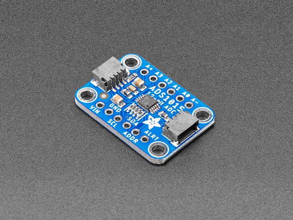 Adafruit ADS1015 12-Bit ADC - 4 Channel with Programmable Gain Amplifier [ADA1083]
