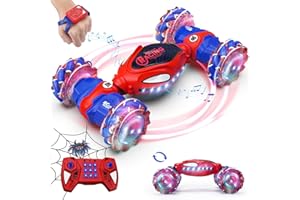 Ltteaoy Coche Teledirigido Niños 6 7 8 9 10 11 12 años, Spider Juguetes Niños 6 7 8 9 10 11 12 Años Regalo Niño Niña 6-12 Años Coches Drift 4x4 Coche RC Juegos Niños 6-12 Años Juegos Exterior Niños