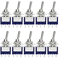 Gikfun MTS102 2 Position 3 Pins Mini Toggle Switch for Arduino (Pack of 10pcs) EK2021