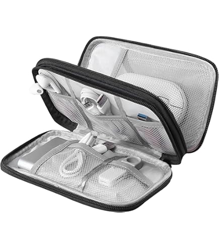 Borsa Cavi Tech Borsa Per Cavi E Accessori Tecnici Inateck - Organizer Da Viaggio Per Caricabatterie, Adattatori Borsa Viaggio Tech - Foto 7