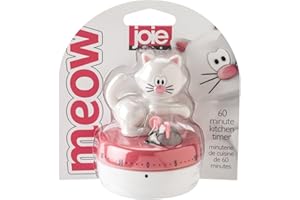 Joie Kitchen Gadgets Minuterie de cuisine MIAU, plastique, coloré, 15x10x8 cm