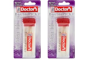 The Doctor's BrushPicks Lot de 2 cure-dents interdentaires 120 pics par paquet