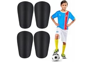 TIESOME 2 pary mini ochraniaczy na piszczele, piłka nożna dla dzieci, mini ochraniacze piszczeli, małe ochraniacze piszczeli, piłka nożna, 10 x 6 cm, ochrona piszczeli, dla dzieci, chłopców, mężczyzn