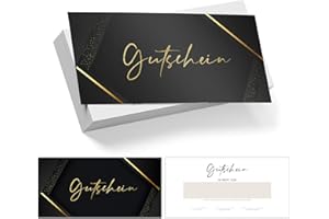 ‎EUMMEL Eummel 25 Blanko Gutscheine zum Selber Ausfüllen | Geschenkgutscheine für Kunden Gutscheine Vorlagen Gutscheinkarten für Nagelstudio Friseur Kosmetik Massage Fußpflege