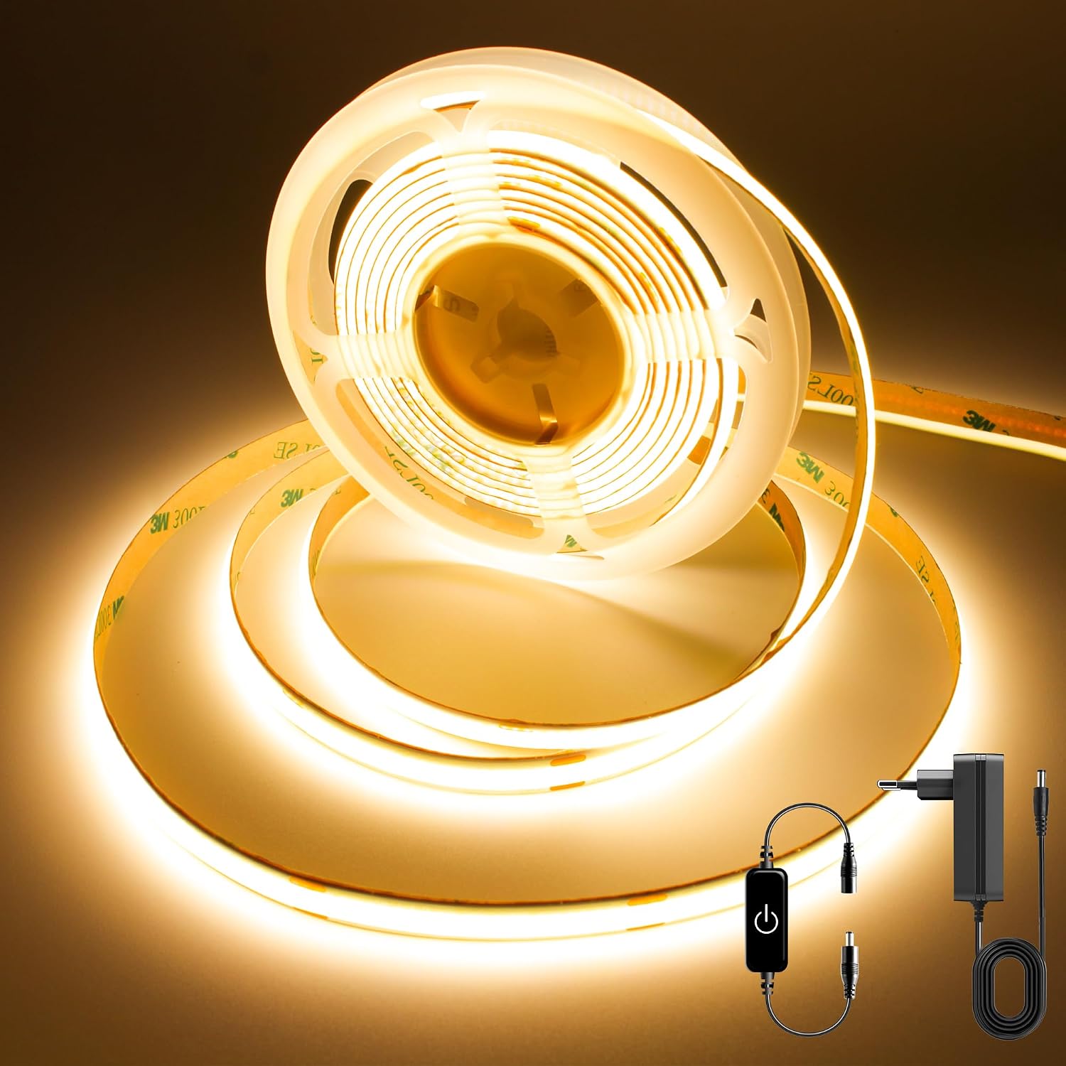 Dossier Complet & Guide Pratique : FUIQI Striscia LED COB 3 Metri Bianco caldo 2
