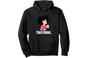 REGALOS EN ESPANOL Pinche Lunes Divertido Sleepy Mafalda Español Sudadera con Capucha
