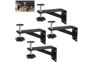 VANROUG 4 Pcs Undermount Sink Brackets, Undermount Sink Support, Undermount Sink Repair kit, Sink Bracket for Kitchen, Undermount Sink Brackets for Narrow Cabinet