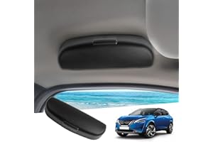 ‎GAFAT GAFAT Nisan Qashqai J12 e-Power/X-Trail T33 2022-2025 2026 Sonnenbrillenhalter Brillenetui, Qashqai e-Power Aufbewahrungsbox Organizer, Kompatibel mit Nissan Qashqai J12 Zubehör (Schwarz)