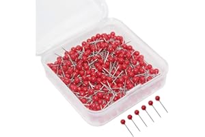 LIUJZZJ 300 Pcs Plastic Push Pins 1/8 Inch Decorative Push Pins for Cork Boards Bulletin Board Wall Office School Home Use