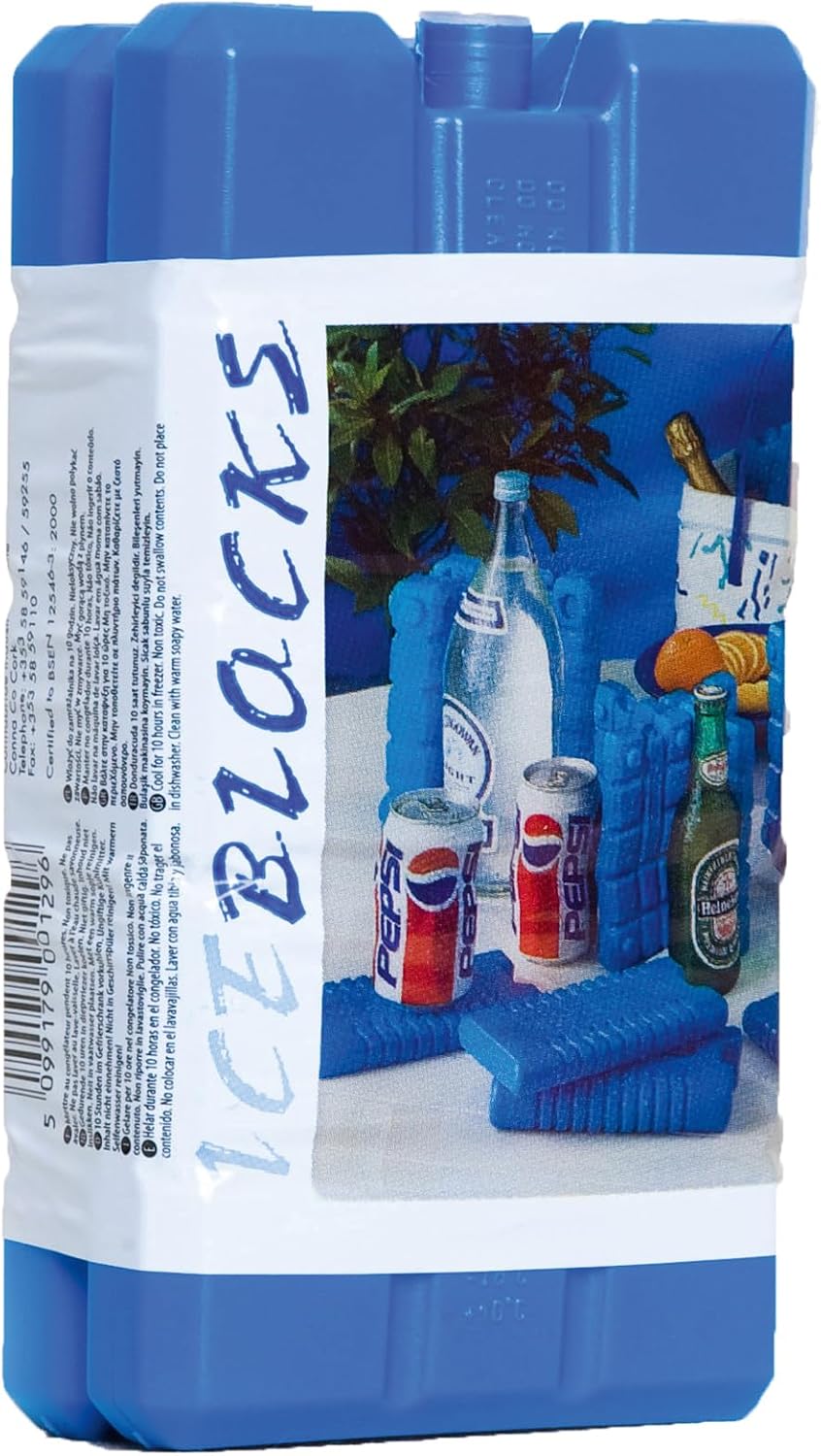 Carpoint Eléments de refroidissement - 2 Pièces - 15x8x4 cm - Bleu