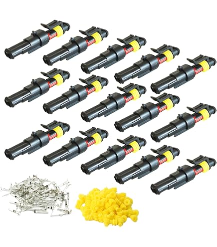 Kalitec KALI-1212 DEUTSCH DT Connecteurs 12 Broches Étanches IP68 - Fiche Moto Voiture Camion