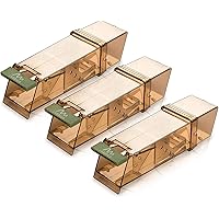 Gardigo Mausefalle Lebend 3er Set I Tierfreundliche Lebendfallen für Mäuse I Leicht zu Verwenden I Wiederverwendbar und…