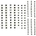 DollaTek 130pcs/Set 13 Values SMD Aluminum Electrolytic Capacitor Assorted Kit 1uF-220uF