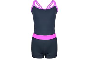 Aquarti Costume da Bagno Intero Pantaloncino da Bambina