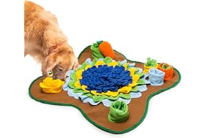 TWOPER Snuffle Mat for Dogs Stimulation and Slow Feeding Mat Durable Interactive Dog Puzzle Toys for Stress Relief Encourages Natural Foraging Skills