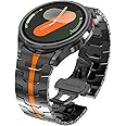 WINGLE Stainless Steel Strap for Samsung Galaxy: 40mm/44mm Watch Bands - Compatible with Galaxy Watch 7/6/5/4 & FE 40mm