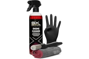 GxDetail Limpia Motores Premium para Coche 500 ml. – Desengrasante Potente y Seguro – Elimina Grasa, Aceite y Suciedad – Protección y Brillo Profesional – Fácil Aplicación.