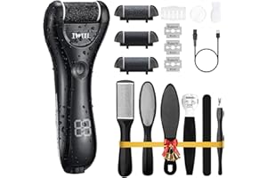 IWEEL Electric Foot Callus Remover, Rechargeable Portable Electronic Foot File Pedicure Kit, Electric Callus Remover for Feet, Pedicure Tools, Foot Scrubber File, Professional Foot Care for Dead Skin