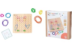 Eichhorn 100006050 - Montessori Mönsterbräda - Tillverkad i FSC® 100% Bassplywood och Gummi för Hållbarhet ochKkvalitet, BSK