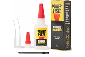 PowerPaste Super Glue XXL – Pegamento fuerte de cianocrilato extrafuerte 50 g | Secado rápido y resistente al agua | Ideal para bricolaje, manualidades y reparaciones domésticas | Multimaterial