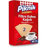 Piknik Kahve Filtre Kağidi 40'li No:2
