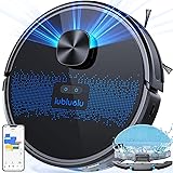 Lubluelu 4000Pa Robot Aspirapolvere Lavapavimenti con Mappatura a 5 Piani, Robot Vacuum Mop 2 in 1, LiDAR Laser 9.0, Aspirapo