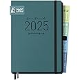 Häfft® Chäff-Timer Deluxe Kalender 2025 A5 "Petrolgrau" Buchkalender, Terminkalender