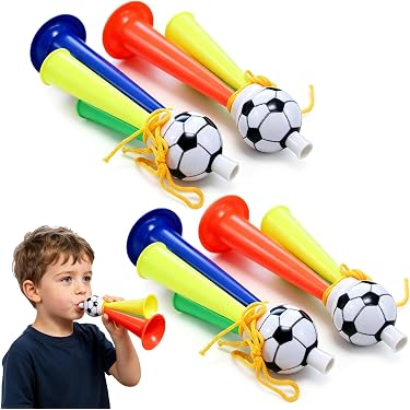 BESPORTBLE Lot De 14 Trompettes En Plastique Doré – Accessoires De Supporters – Fêtes, Sports, Concerts
