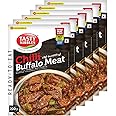 TASTY NIBBLES Ready to Eat Chilli Buffalo Meat 200GM Pouch| Kerala Special | Open Heat & Eat | Non-Vegetarian | No Added Preservatives | Japanese Retort Technology 200GM Pouch [Pack of 6]