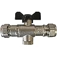Primaflow VCDS 15mm DZR Double Check Valve with Isolating Valve