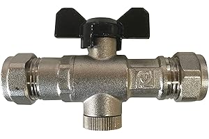 Primaflow VCDS 15mm DZR Double Check Valve with Isolating Valve