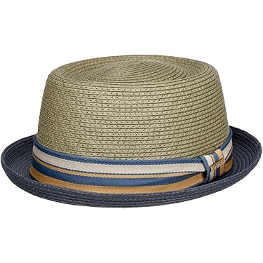 Cappello Da Sole Pork Pie Boater Derby Fedora In Cotone Da Uomo - Foto 5