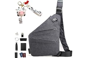 GYAGALRE Gipfelfreund Anti Diebstahl Tasche, Gipfelfreund Anti Diebstahl Umhängetasche, Gipfelfreund Taschen Schultertasche Brusttasche ür Damen Und Herren