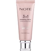 Note Cosmetics 3 in 1 Healthy Skin Light Tinted Moisturizer 50 SPF Renk Ton Eşitleyici Aydınlatıcı Krem, 00 A&ccedil;ık Ton