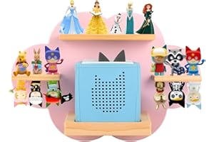 Cyeehxin Compatible with Tonie Shelf Cloud, Girl Boy for Tonie Shelf Storage for Tonie Box Set in Children's Room, for Tonie Figures Storage, Pink