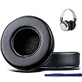 SEEFY Replacement Earpads for Skullcandy Hesh 2 Hesh 2.0 Bluetooth Wireless Headphones, Memory Foam Ear Cushions Earbuds Ear Pads Repair Parts(BLACK)