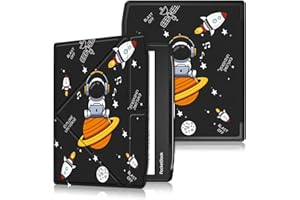 DINGGUAGUA Custodia per E-Book Pocketbook Era,Cover in Morbido TPU con Funzione Supporto e Auto Sveglia/Sonno,Saturno