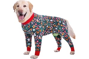BT Bear Ropa para perros grandes, ropa elástica para mascotas, protege las articulaciones, anticello, antillamos, protección contra heridas, pijama para mascotas, pijama para perros medianos y grandes
