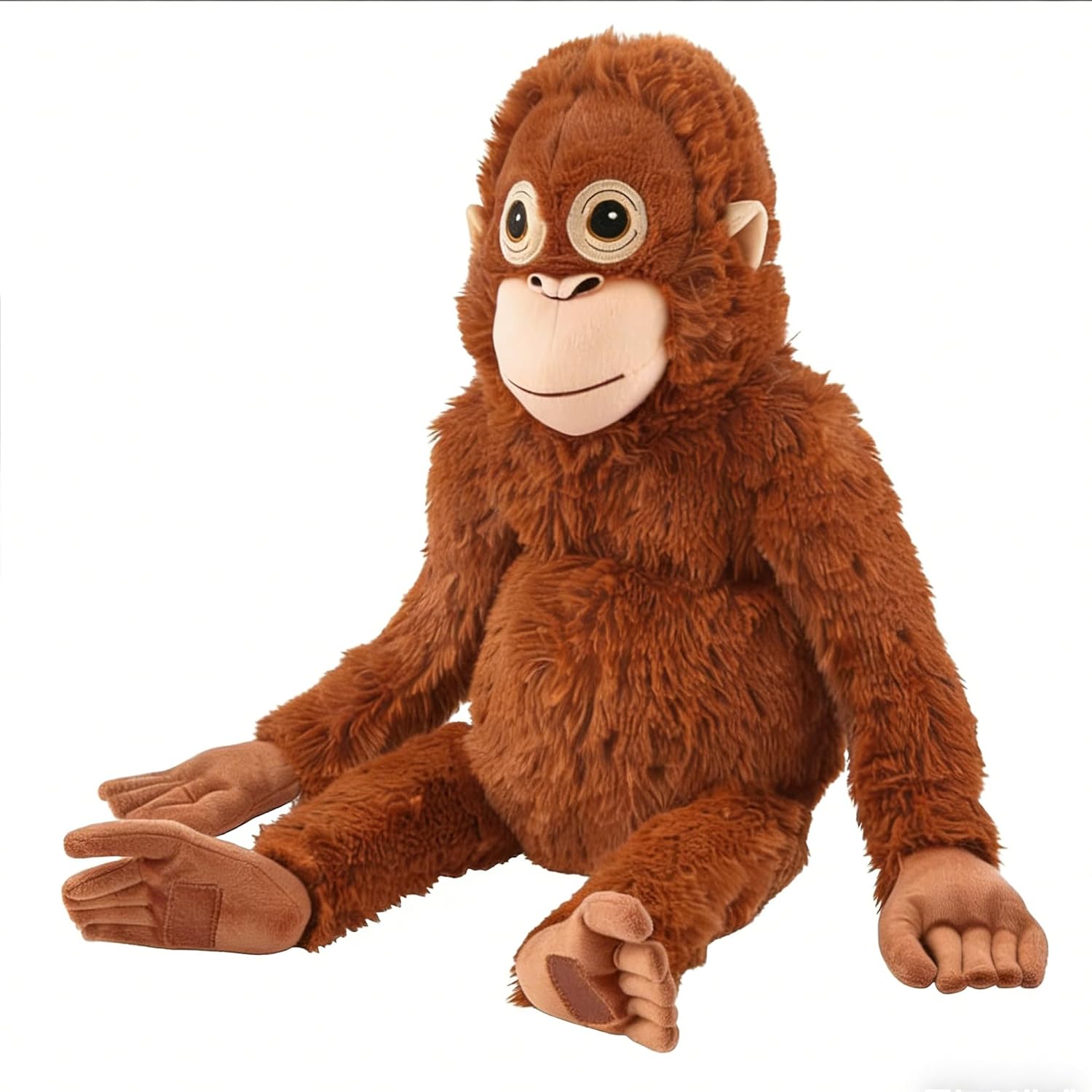 Genérico Mono De Peluche Naranja 66 Cm, Suave MuñEco De Dibujos Animados para DecoracióN Infantil, HabitacióN De NiñA, Cama, CojíN Y Accesorio FotográFico del Hogar