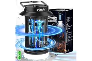 Fly Zapper Rechargeable Insect Killer, Morole USB Electric Fly Traps Mosquito Catcher, Bug Zapper Insect Pest Control with UV LED Lights for Indoor Outdoor Home,Camping, Fishing,Wildfishing
