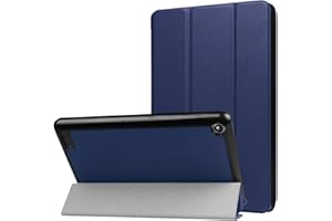 LOBWERK Case for New Amazon Fire 7 2017 ULTRA SLIM WITH STAND AND WAKE & SLEEP FUNCTION