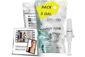 TWR ONLY WOOD Winner flow Insuflador para fortalecer y ejercitar el suelo pélvico, potencia la musculatura profunda del abdomen (5 unidades)