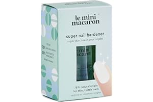 Le Mini Macaron - Paris Roc - Soin pour Ongles Durcisseur 3 en 1 - Traite, Hydrate et Restaure les Ongles - Vegan, Cruelty-Free, 9-Free - 10ml