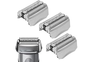 WANIYU Pack of 3 70S Shaving Head Series 7, Electric S7 Razor Head Compatible with Braun Series 7, S7 Shaving Head Replacement Blades Foil Head Accessories for S7 70s 790CC, 720, 750CC, 760CC, etc