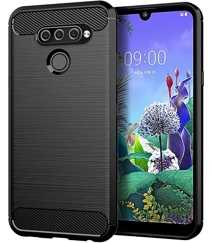 Pixfab Silicone Phone Case For TCL Models 501, 505, 403, 405, 305, 306SE & More - Black Protective Cover With Screen Guard
