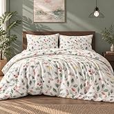 Dalina Duvet Cover for 135 Beds, 4-Piece Set &ndash; Includes Duvet Cover 220 x 220 cm, Fitted Sheet 135 x 190 cm and 2 Pillowcases