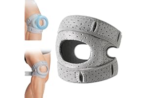 DFADKYWU Wellness Kniebandage, Verstellbarer Stabilisierung Kniestütze Sport, Knee Braces, Kniebandage für Männer & Damen, Pain Relief Knee Braces, Bei Gelenkbeschwerden– Kniemanschette (L)