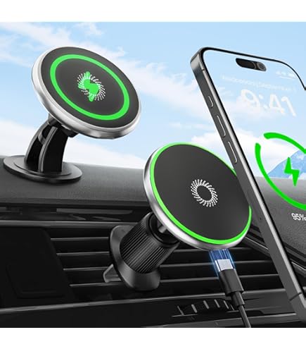 Cheap NEW 30W Magnetic Car Wireless Charger Air Vent Holder For IPhone 12 13 14 Pro Max Mini