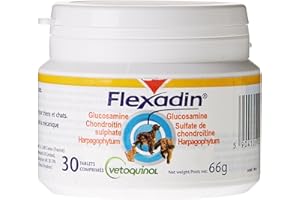 Vetoquinol Flexadin Complément Alimentaire Flacon de 30 Comprimés Sécables