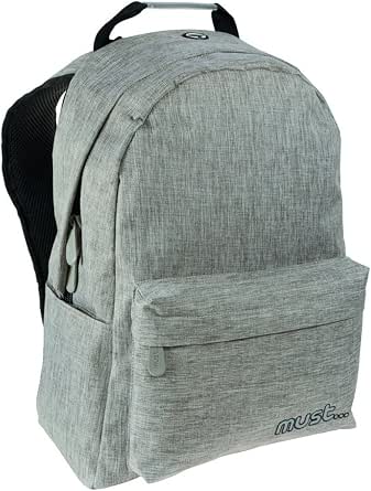 Diakakis 000579407 Zaino Must Grigio Chiaro 2 Casi Jean 42X32X17, 42 x 32 x  17 : Amazon.it: Valigeria